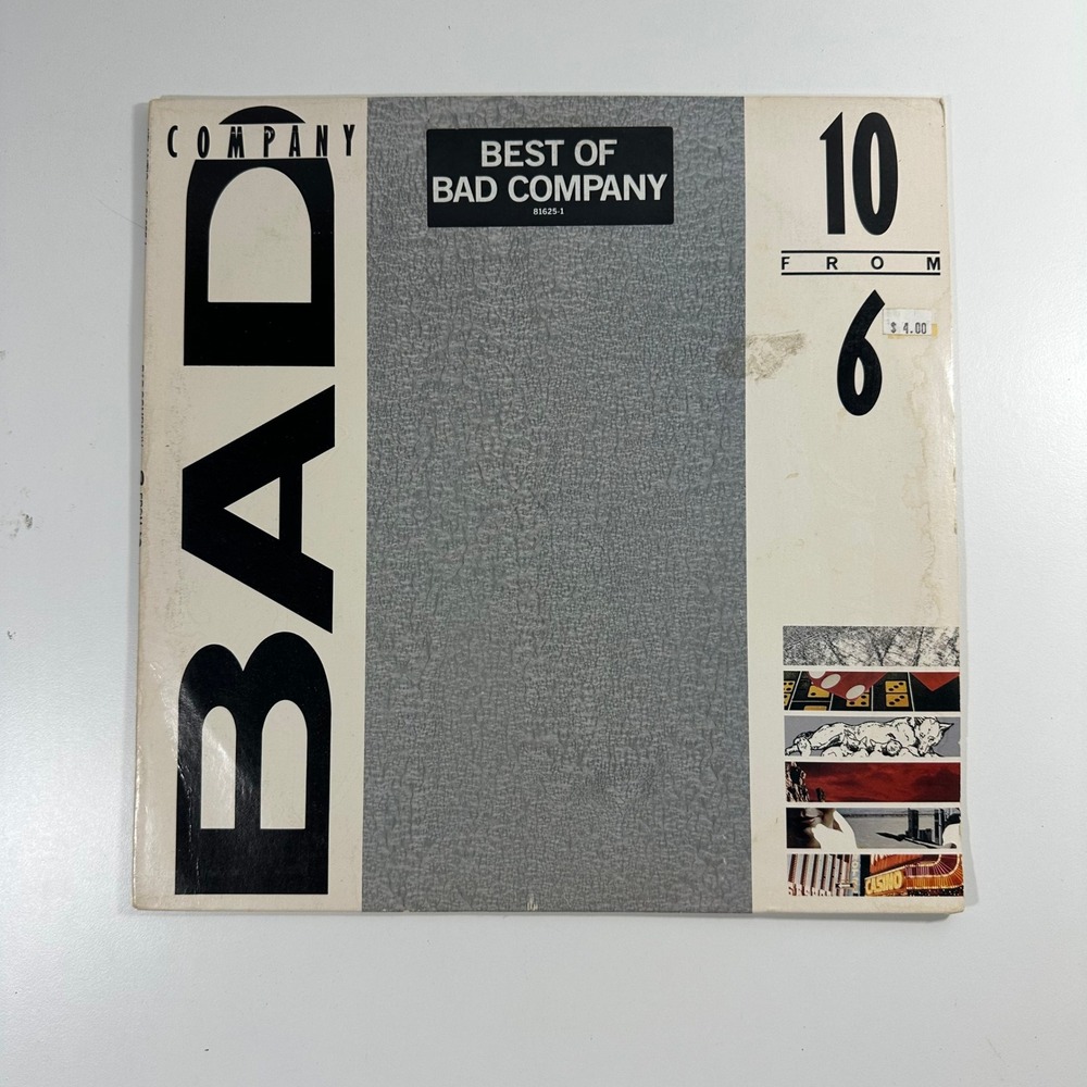 Bad Company 10 from 6 Vinyl LP Best of Greatest Hits 1985 Atlantic 81625-1